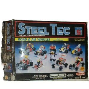Vintage 1993 Steel Tec Road and Air Vehicles Metal Model Kit.